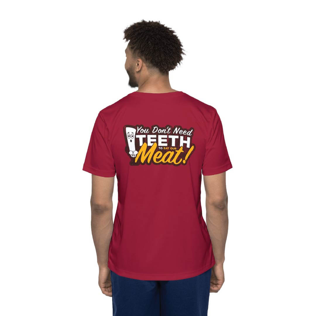 T-shirt back wearing