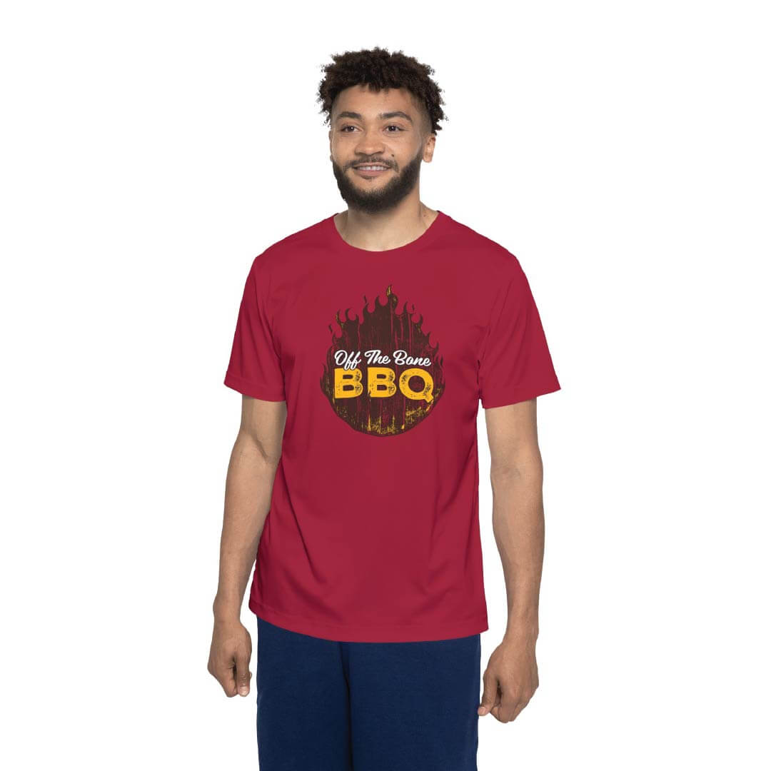 T-shirt front wearing